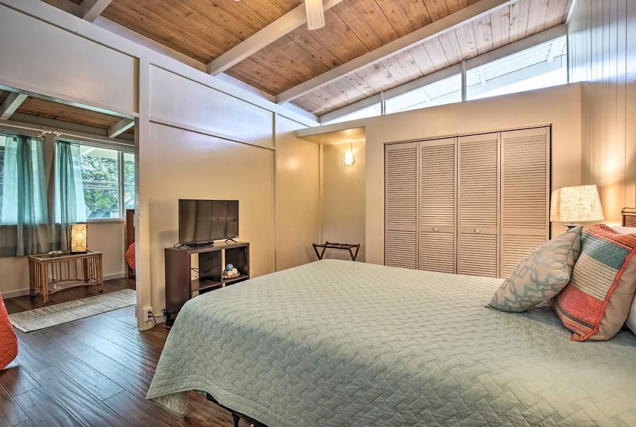 Vakantiehuis Oceanfront Kona Home With Beach Access And Views! Kailua-Kona